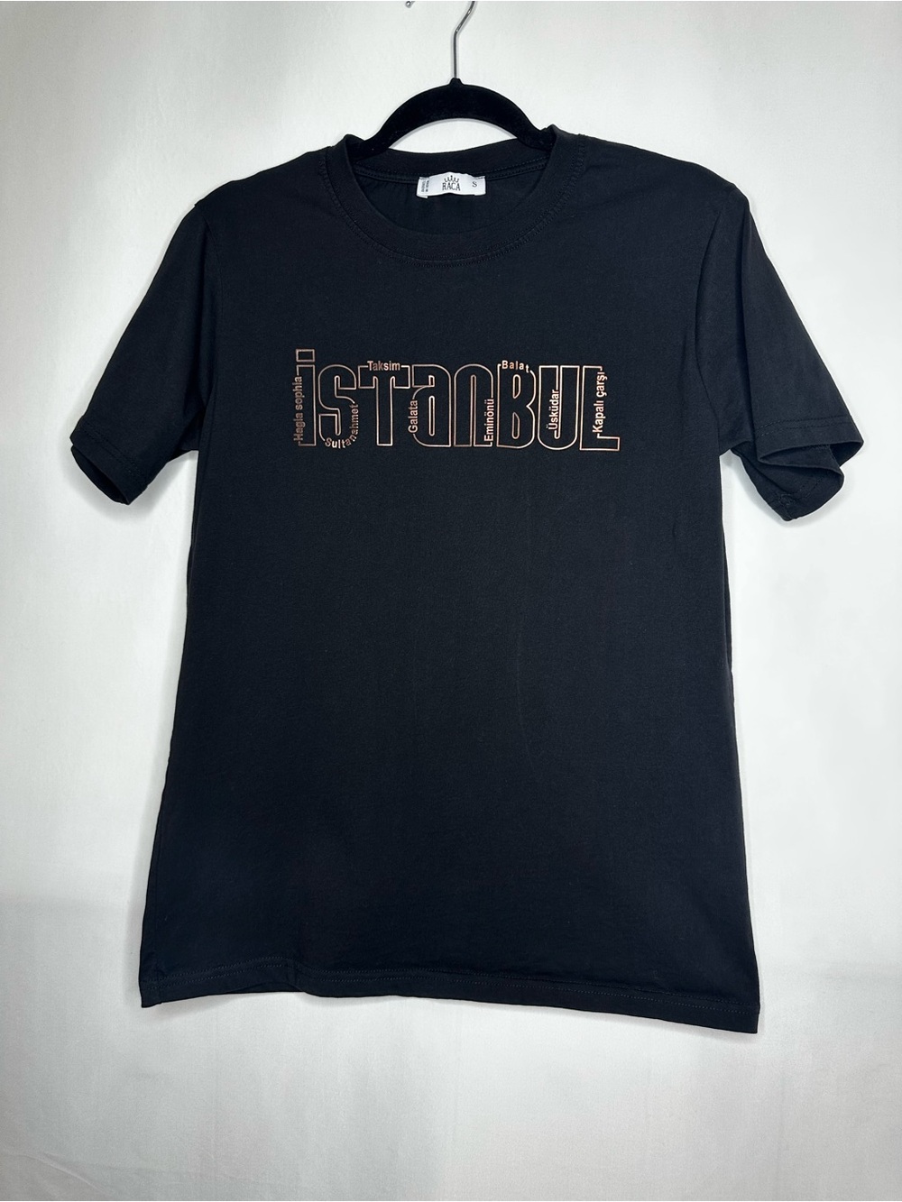 Black Istanbul Graphic Short Sleeve Tee